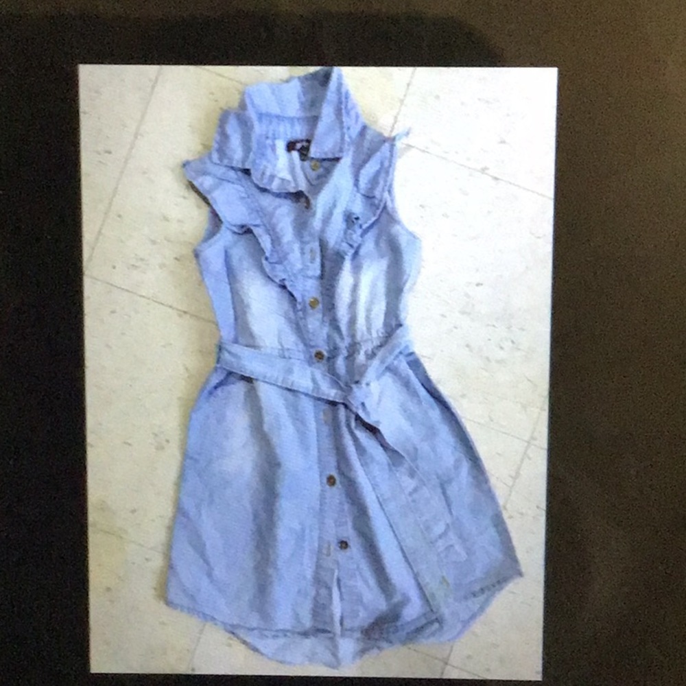 Girls denim dress